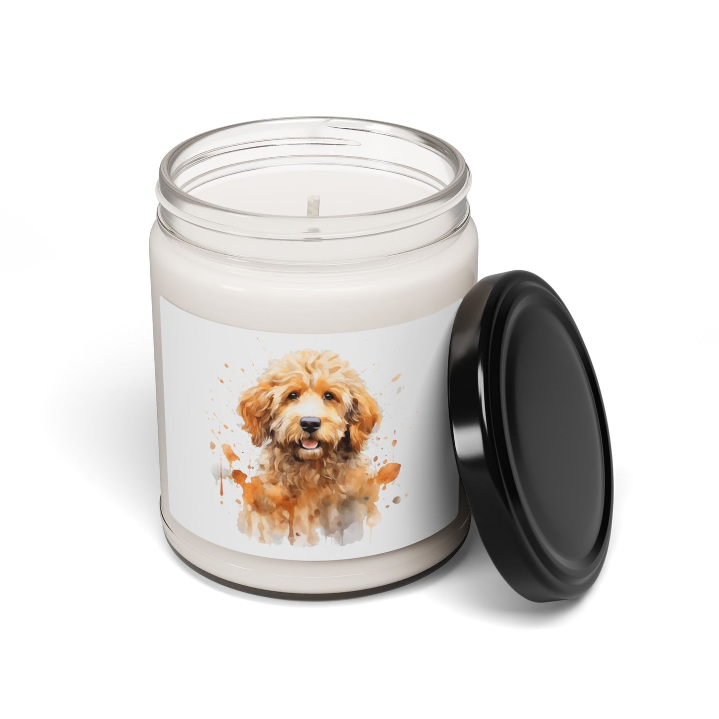 Goldendoodle Aromatherapy Candle, Dog Lover Gift, Cozy Home Decor, Pet Memorial, Birthday Candle, Relaxing Scented Candle