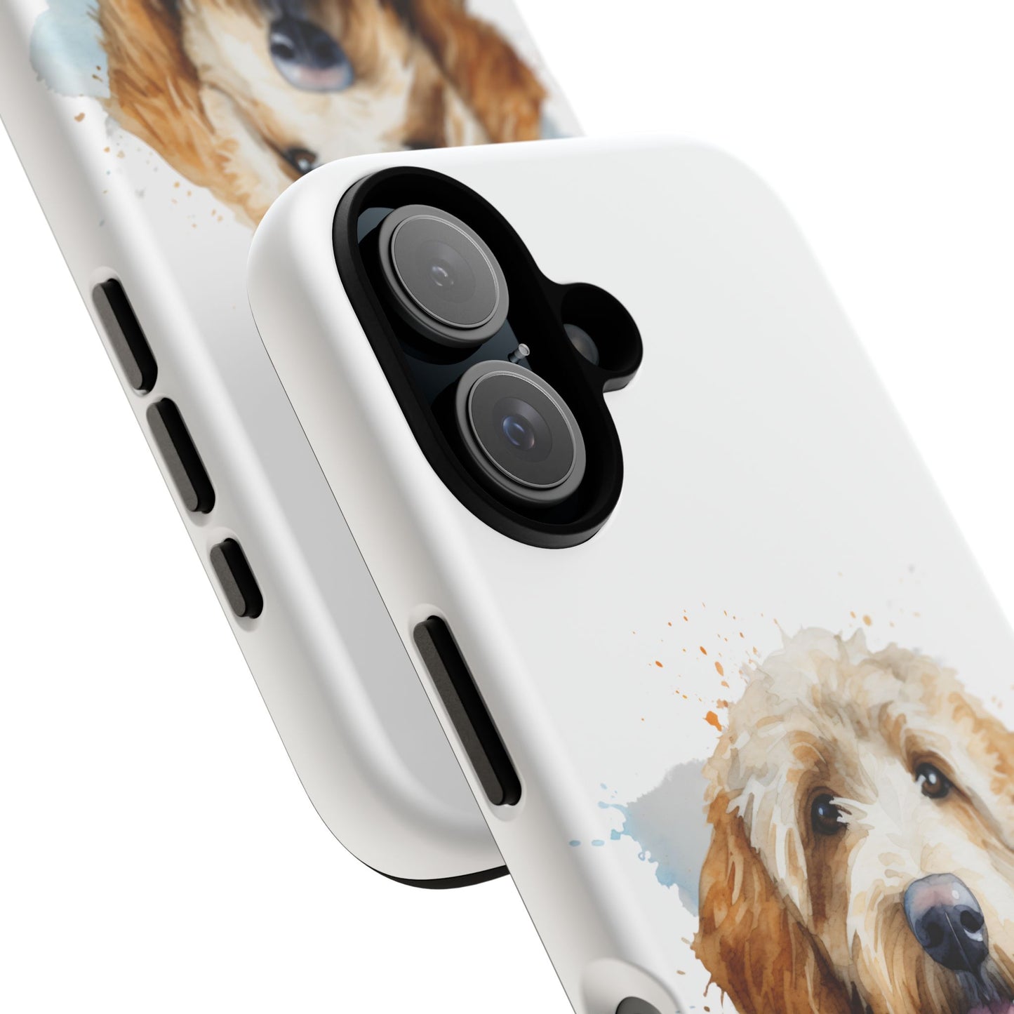 Goldendoodle Portrait Phone Case | Dog Lover Gift, Tough Cases for iPhone 16 and 17 Unique Pet Art, Personalized Dog Phone Cover, Animal Lover Accessory