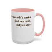 Whimsical Aussiedoodle Coffee Mug - For Doodle Dog Lovers