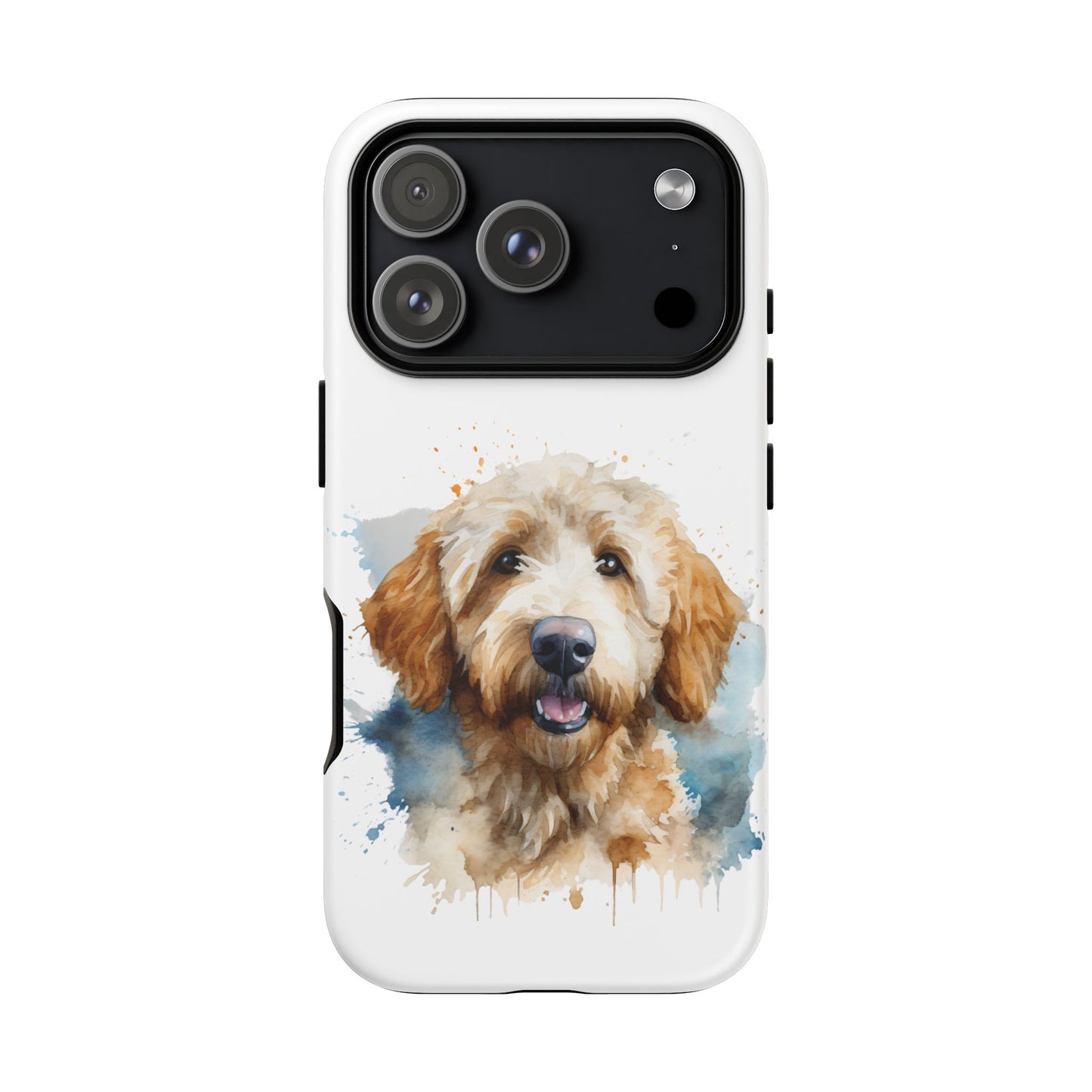 Goldendoodle Portrait Phone Case | Dog Lover Gift, Tough Cases for iPhone 16 and 17 Unique Pet Art, Personalized Dog Phone Cover, Animal Lover Accessory
