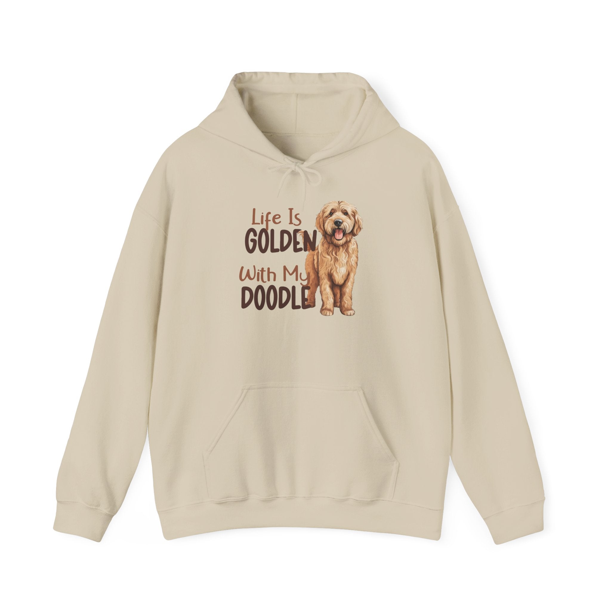 Golden Doodle Hooded Sweatshirt, Cozy Pet Sweatshirt, Dog Mom Gift, Animal Lover Apparel, Unisex Comfort Wear, Holiday Gift, Doodle Lover