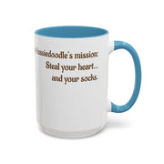 Whimsical Aussiedoodle Coffee Mug - For Doodle Dog Lovers