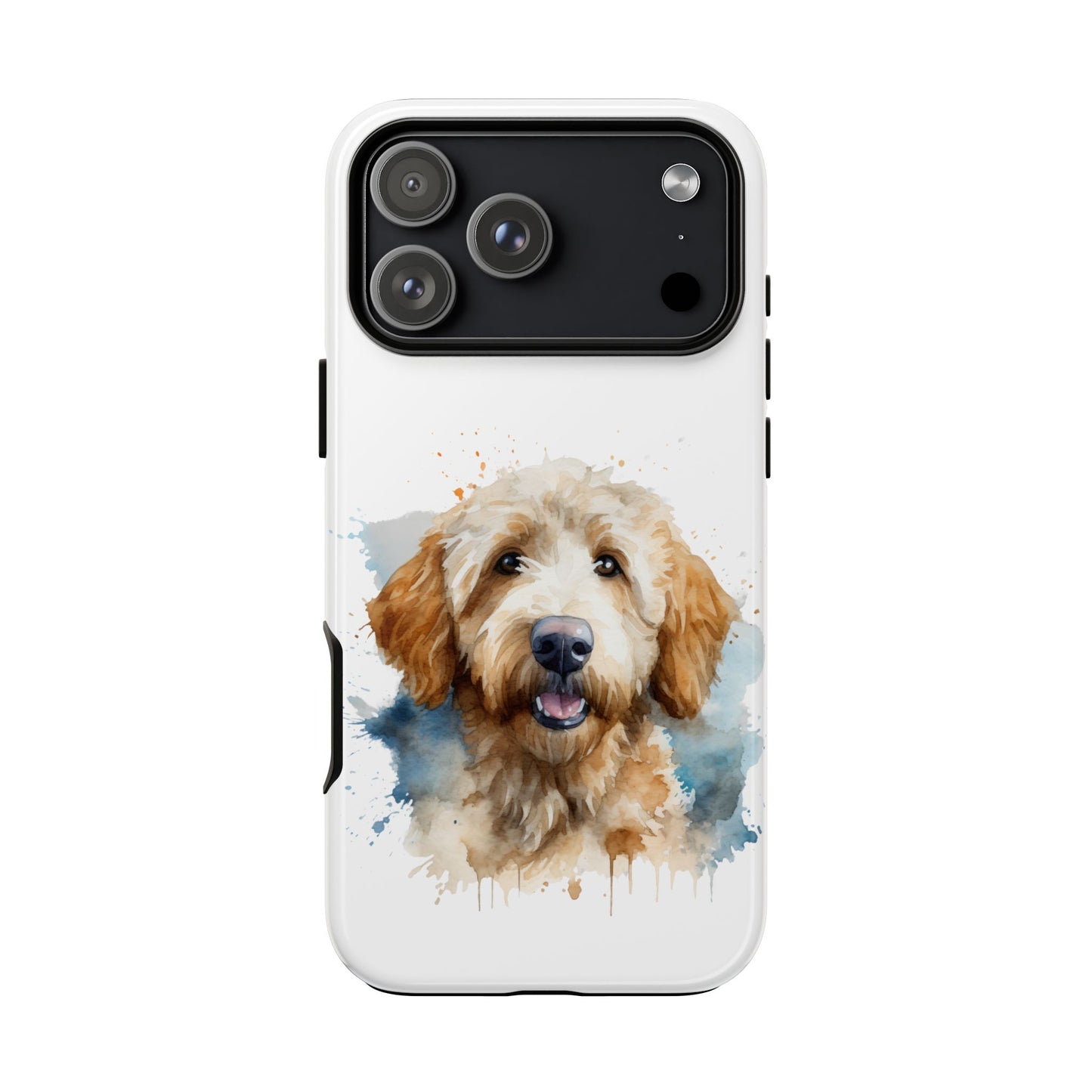 Goldendoodle Portrait Phone Case | Dog Lover Gift, Tough Cases for iPhone 16 and 17 Unique Pet Art, Personalized Dog Phone Cover, Animal Lover Accessory
