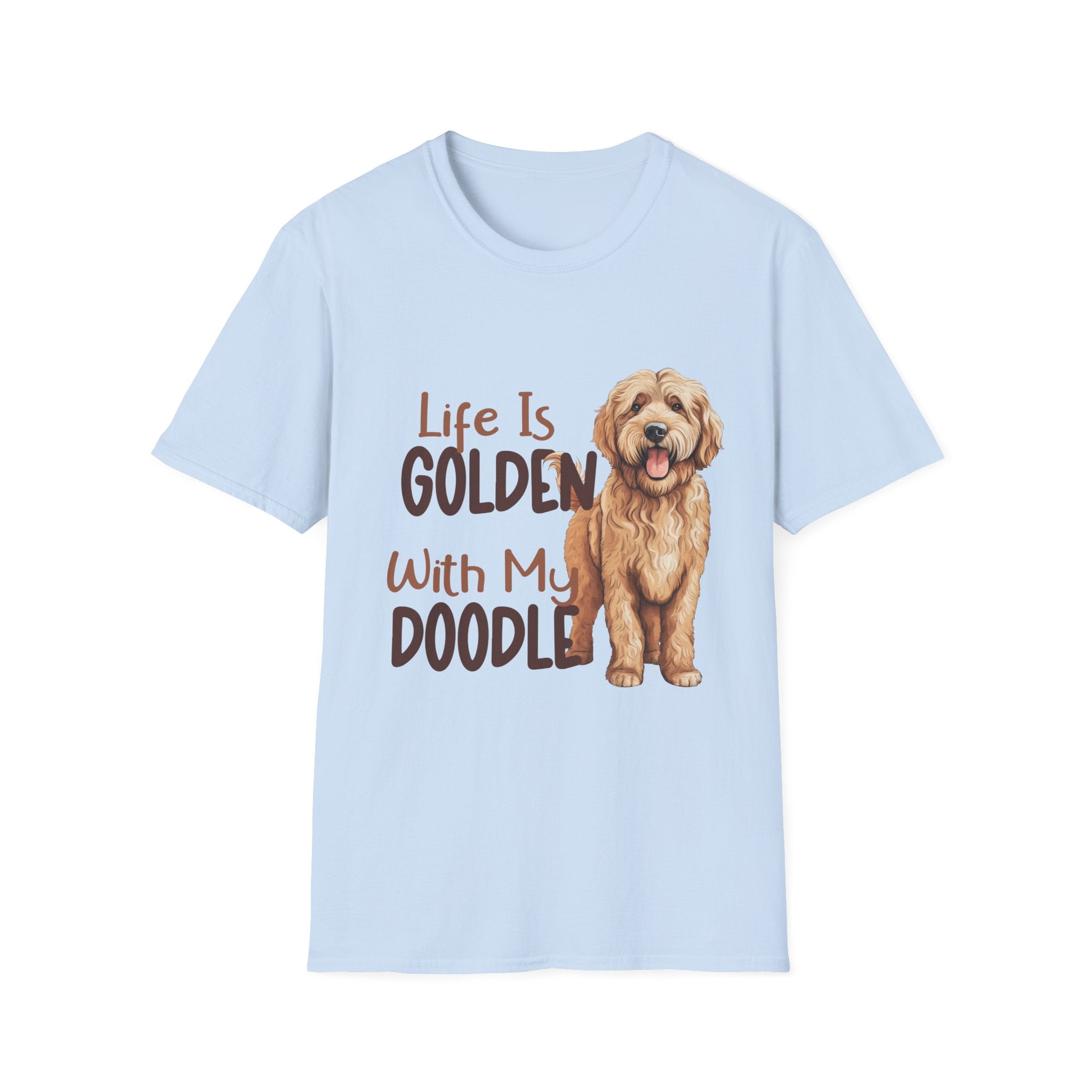 Life Is Golden With My Doodle Goldendoodle T-Shirt
