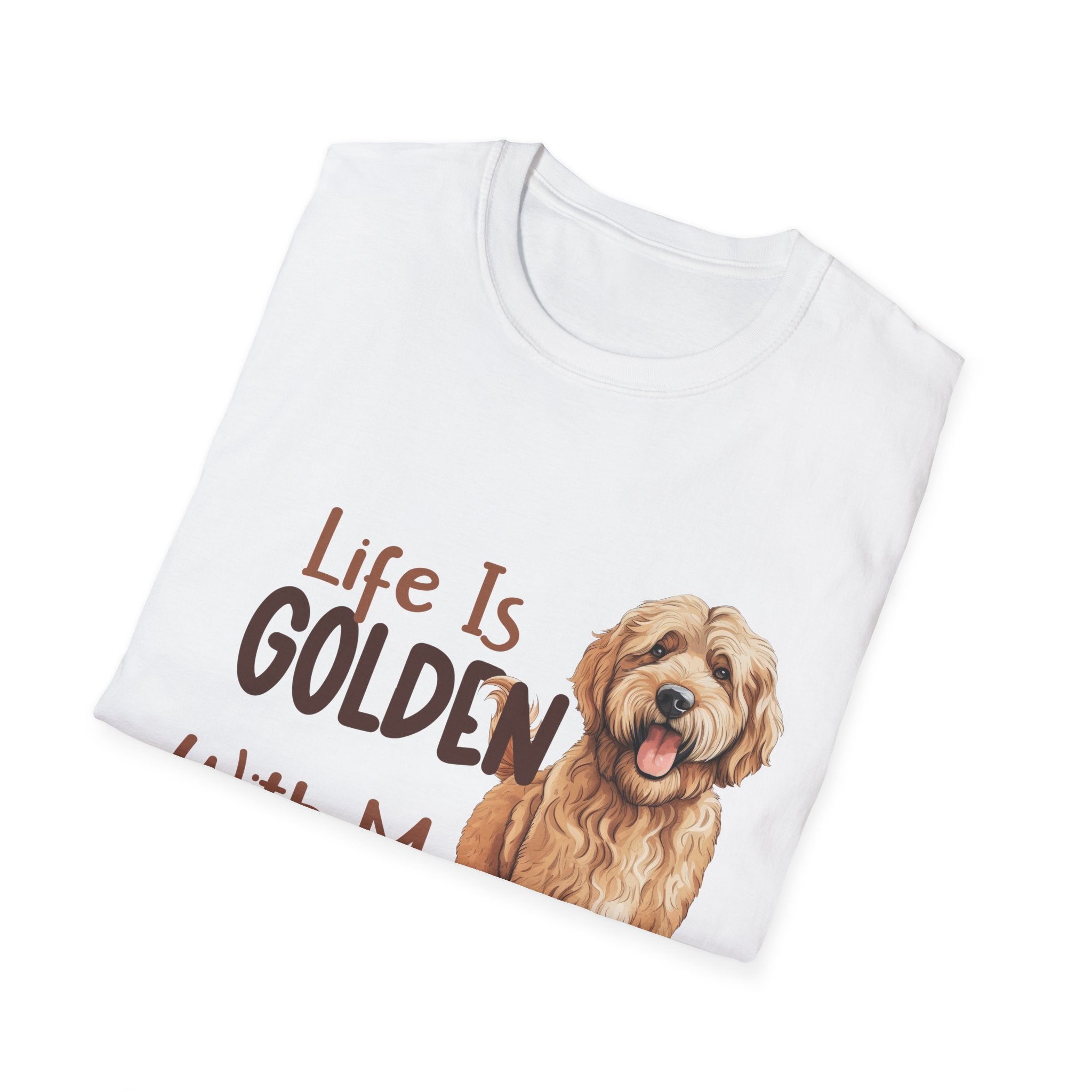 Life Is Golden With My Doodle Goldendoodle T-Shirt