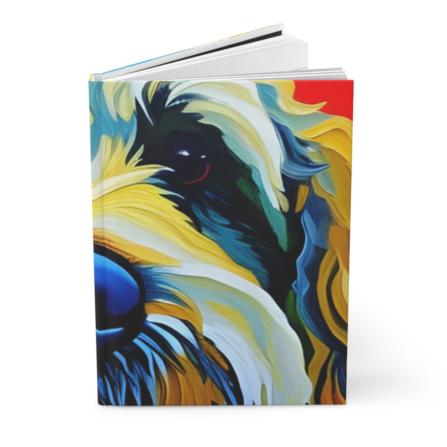 Colorful Doodle Dog Journal, Pet Owner Notebook, Birthday Gift, Animal Lover Diary, Artistic Notepad, Holiday Journal