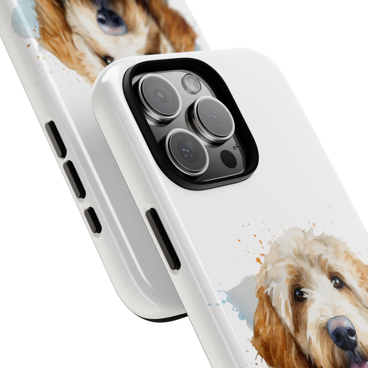 Goldendoodle Portrait Phone Case | Dog Lover Gift, Tough Cases for iPhone 16 and 17 Unique Pet Art, Personalized Dog Phone Cover, Animal Lover Accessory