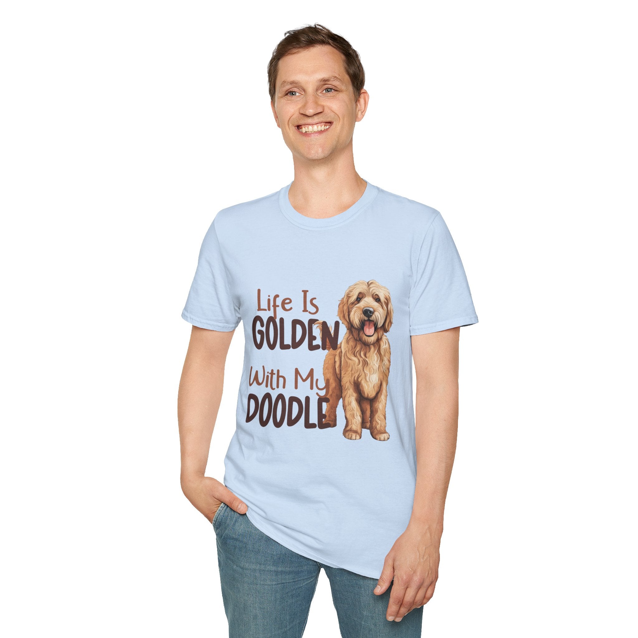 Life Is Golden With My Doodle Goldendoodle T-Shirt