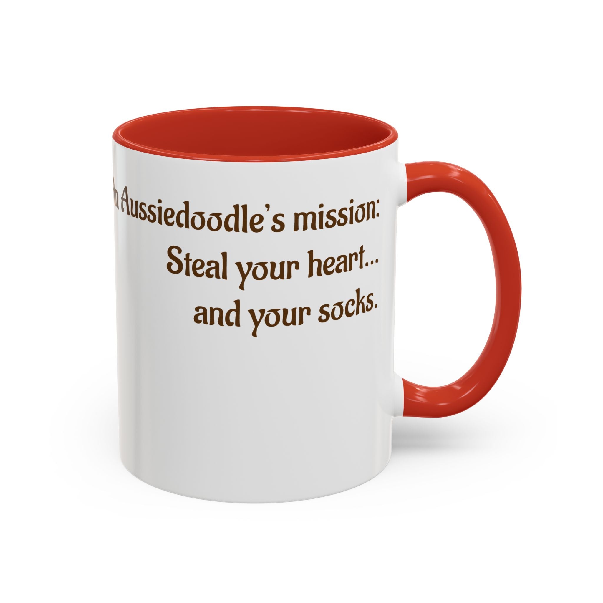 Whimsical Aussiedoodle Coffee Mug - For Doodle Dog Lovers