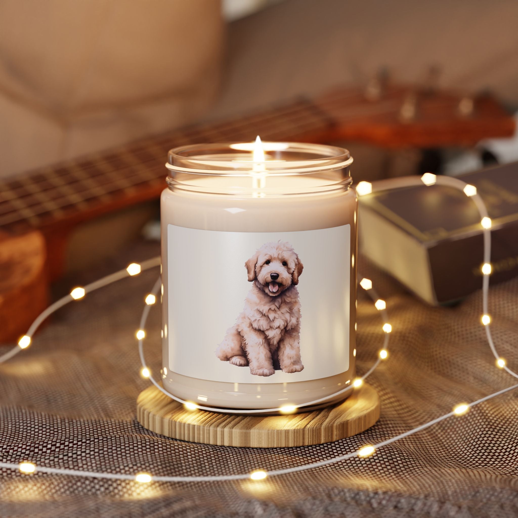 Coockapoo Aromatherapy Candle, Dog Lover Gift, Cozy Home Decor, Pet Memorial, Birthday Candle, Relaxing Scented Candle