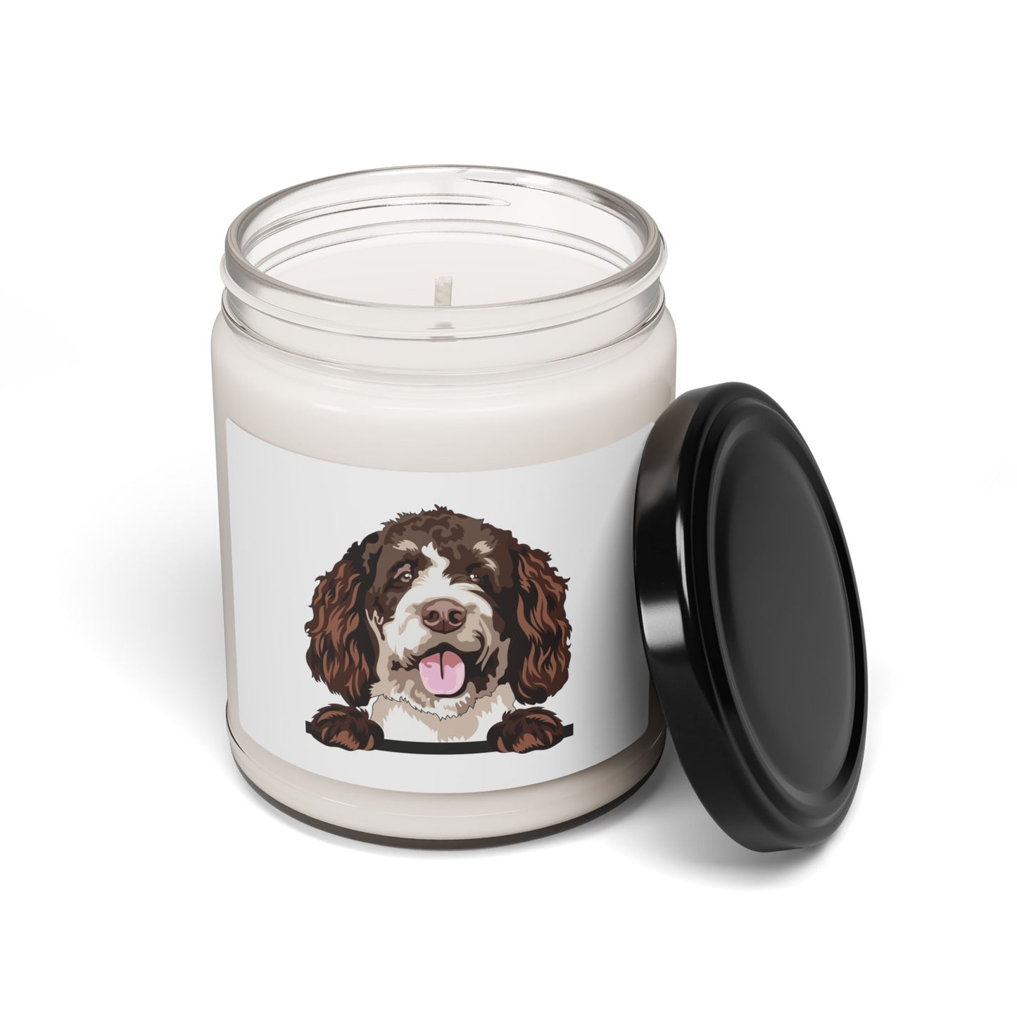 Scented Soy Candle for Bernedoodle Dog Lovers, Personalized Pet Candle, Dog-Themed Home Decor, Gifts for Pet Owners, Pet Memorial Candle