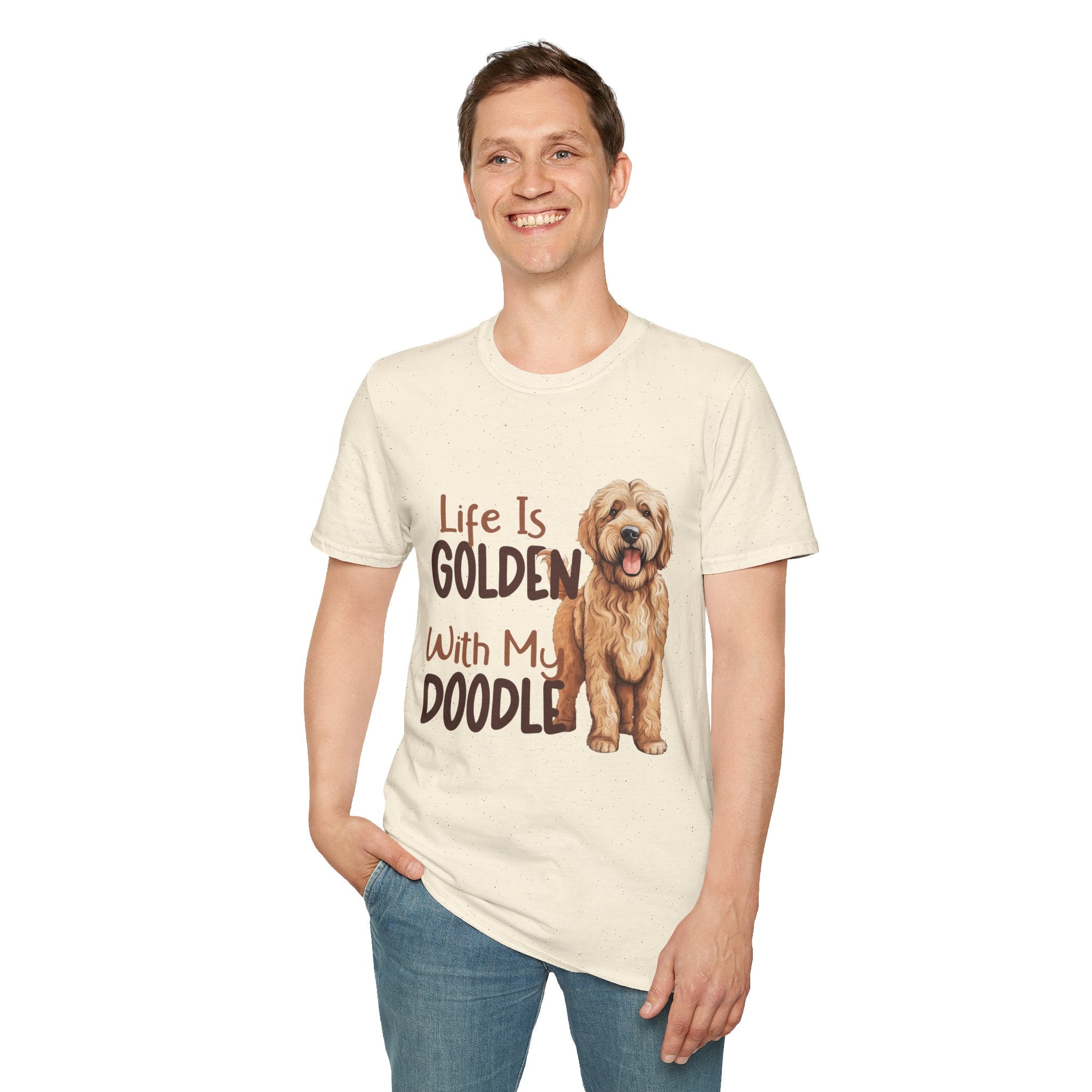 Life Is Golden With My Doodle Goldendoodle T-Shirt