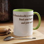 Whimsical Aussiedoodle Coffee Mug - For Doodle Dog Lovers